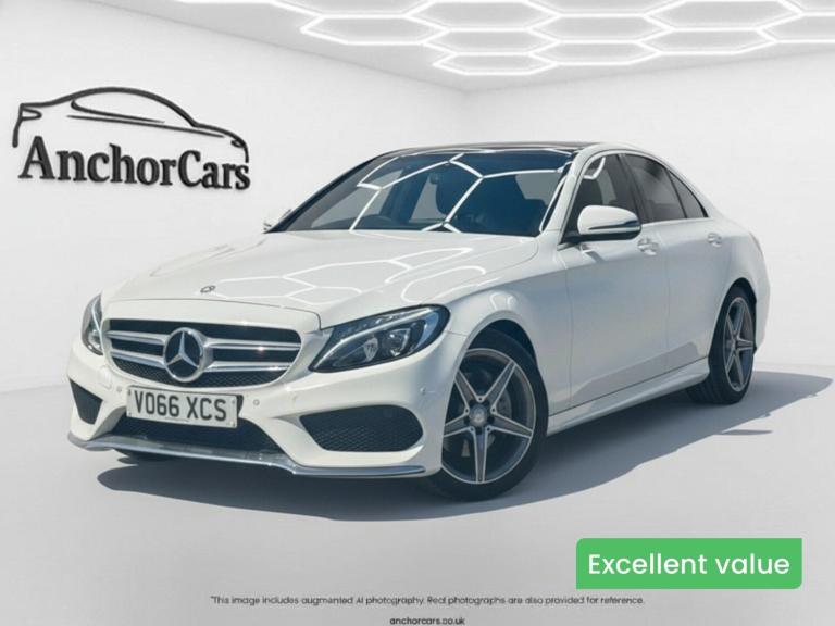 2016 Mercedes-Benz C Class 2.1 C220d AMG Line (Premium) Saloon 4dr Diesel 7G-Tronic+ Euro 6 (170 ...