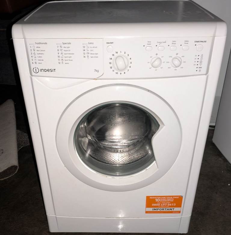 Free delivery and installation Indesit washing machine 7 kg good condition 