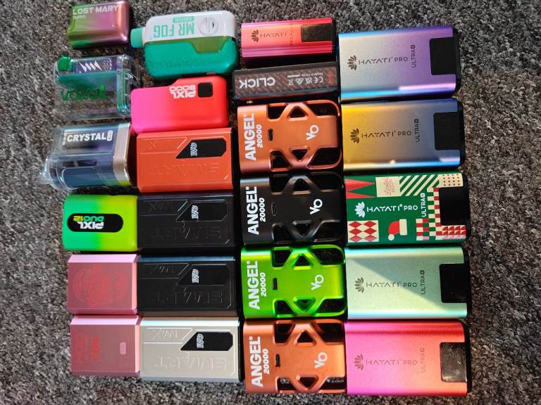 23 Job Lot of Vapes / E-Cigarettes – Good Condition