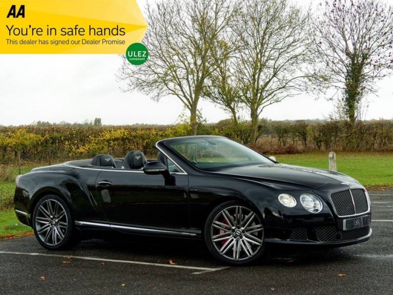 2013 63 BENTLEY CONTINENTAL 6.0 W12 GTC SPEED CONVERTIBLE 2DR PETROL AUTO 4WD EU