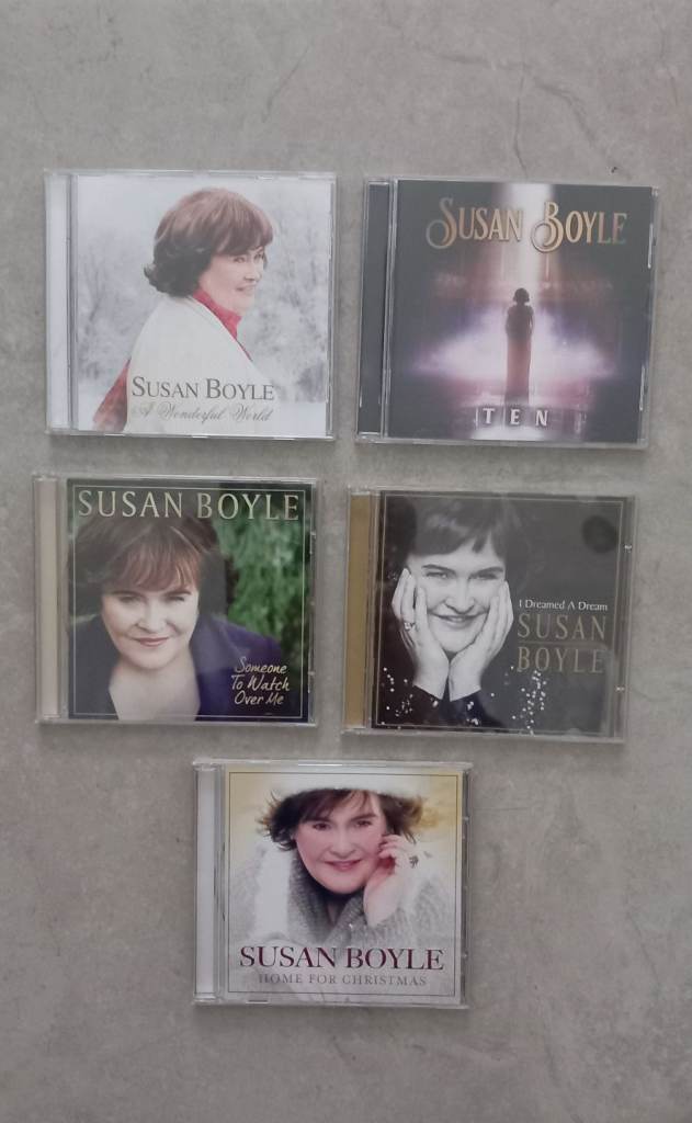 5 Susan Boyle Cds. 50p each. 