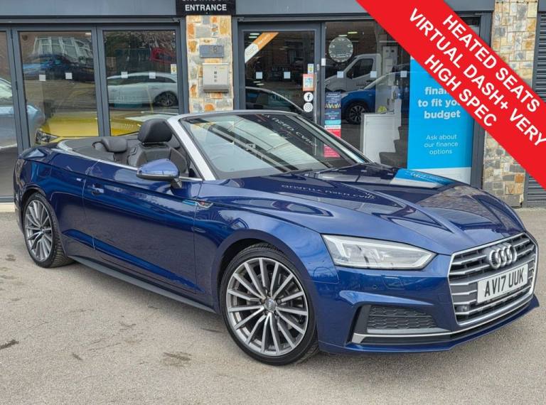 2017 Audi A5 Cabriolet 2.0 TDI S line Convertible 2dr Diesel S Tronic Euro 6 (s/s) (190 ps) Conve...