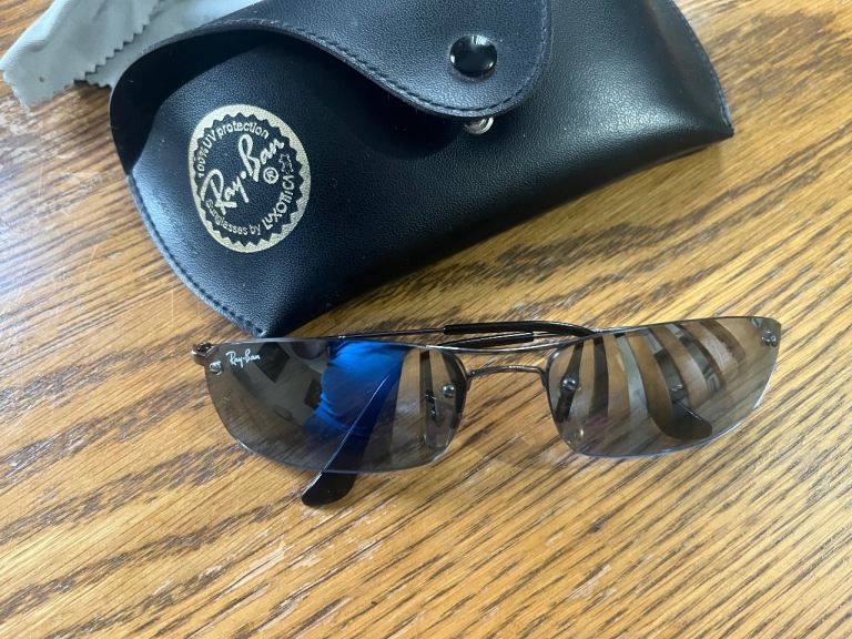 Raybans , green tint ! 