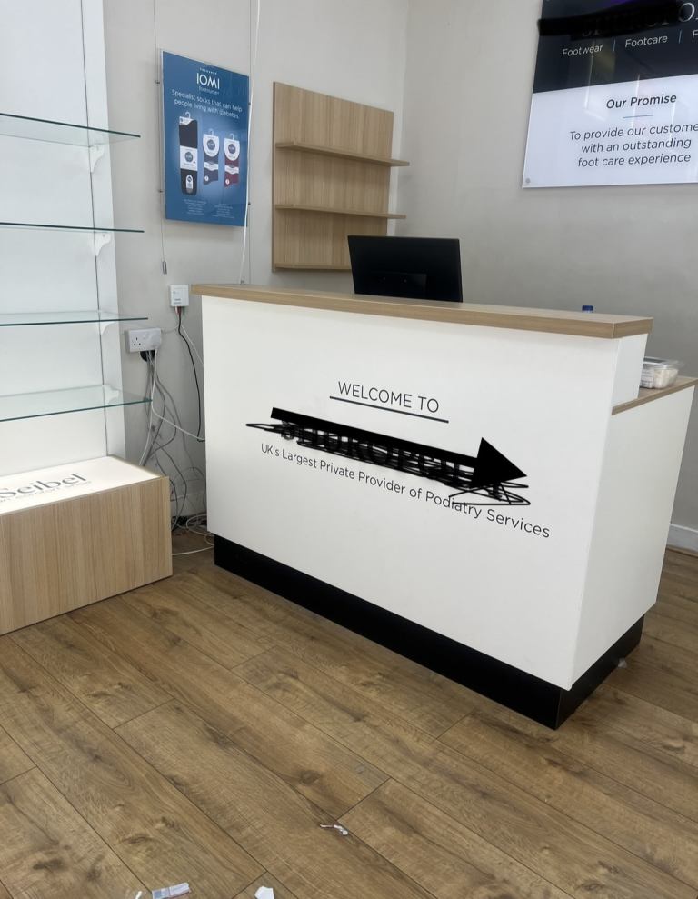 Reception Desk, Front Counter Desk.