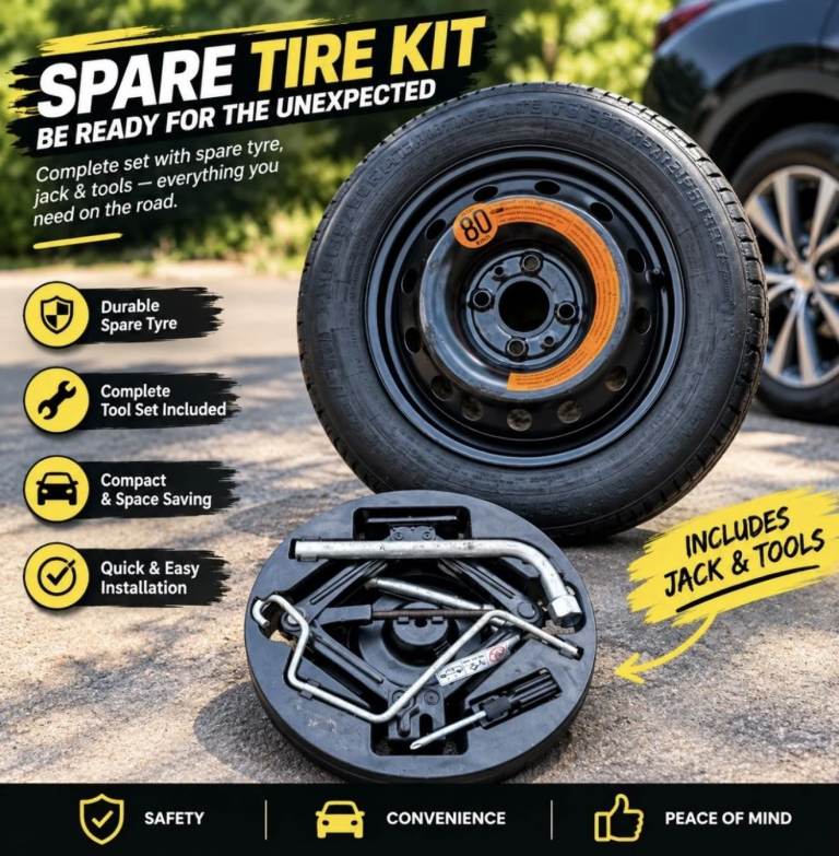 Fiat 500 Spare Wheel & Full Kit 