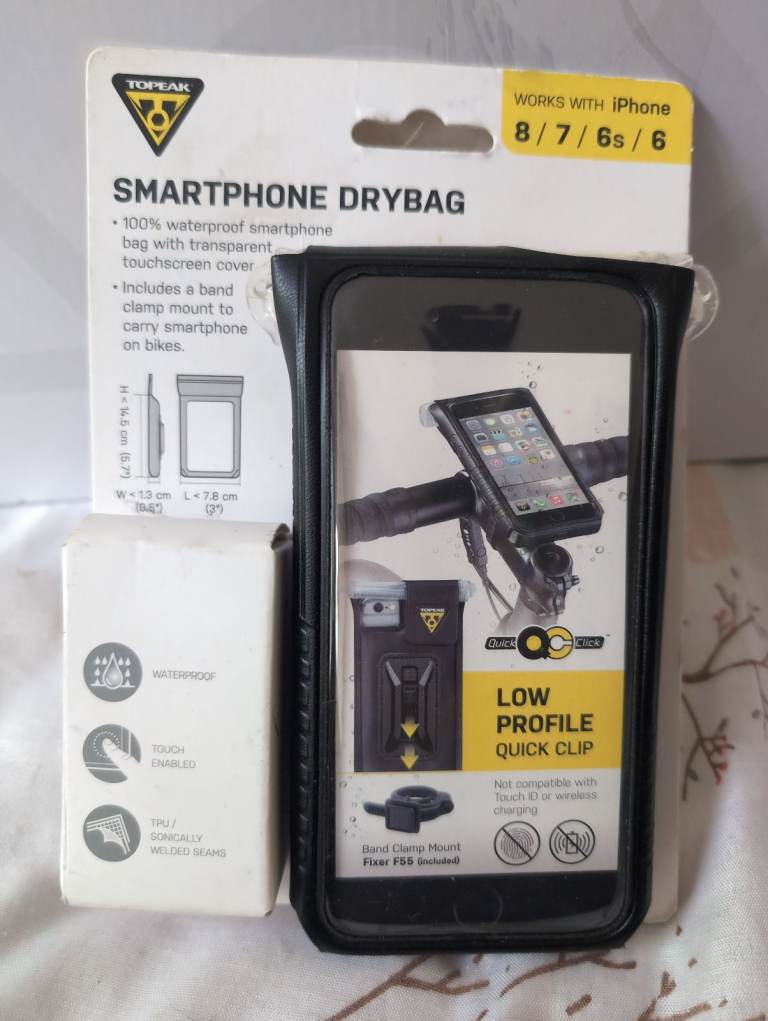 Topeak Smartphone Drybag - Bicycle / Bike Handlebar Mount NORWICH