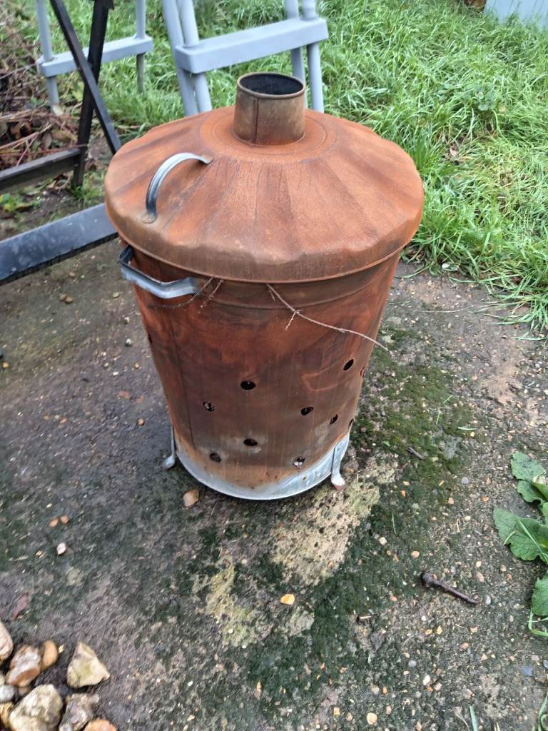 Metal 50l incinerator 