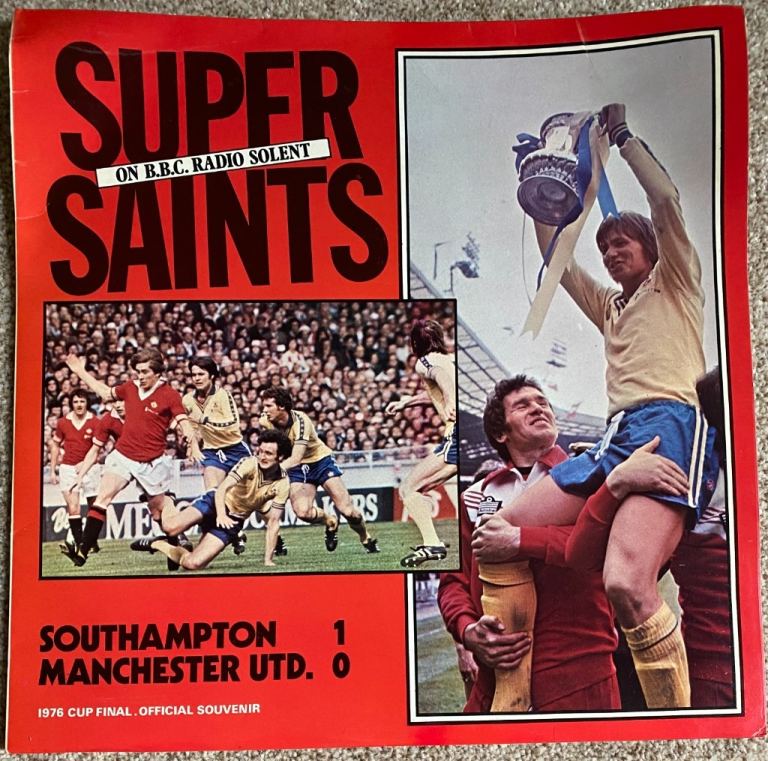 Saints 1976 FA Cup Final victory, original LP of the match commentary