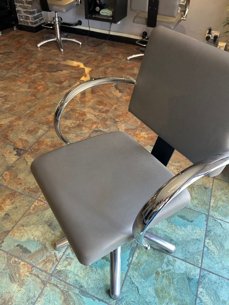 Salon chairs and backwash units