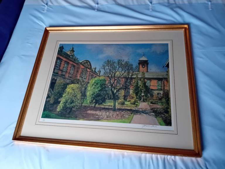 James McIntosh Patrick Print Geddes Quadrangle University of Dundee Signed Limited Edition 125/500