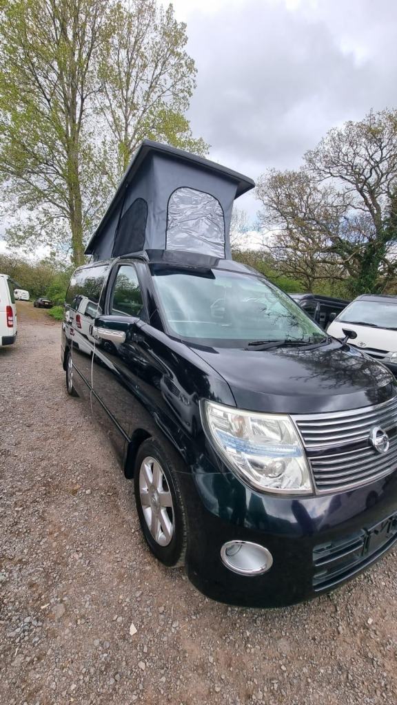 2008 Nissan Elgrand POP TOP 4 Berth New Full Camper Conversion