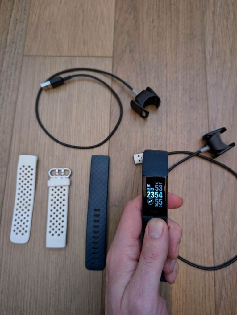 Fitbit Charge 4 with accessories