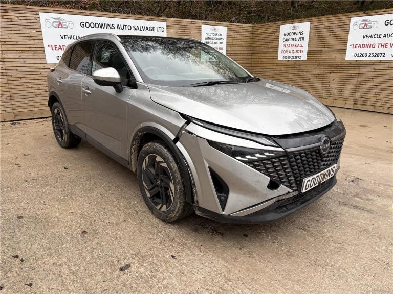 2024 74 NISSAN QASHQAI DIG-T N-CONNECTA 1.3T HYBRID DAMAGED REPAIRABLE SALVAGE