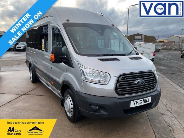 2016 Ford Transit 2.2 460 TREND H/R BUS 17 STR 124 BHP MINIBUS Diesel Manual