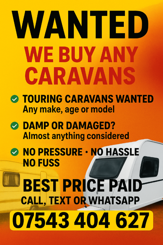 Wanted caravans 🚐 