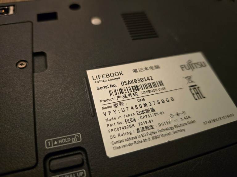 i7 Fujitsu Lifebook 8th Gen Laptop, 16GB, 256GB NVMe, Full HD, Wifi, Win 11 #usedpriceperformance