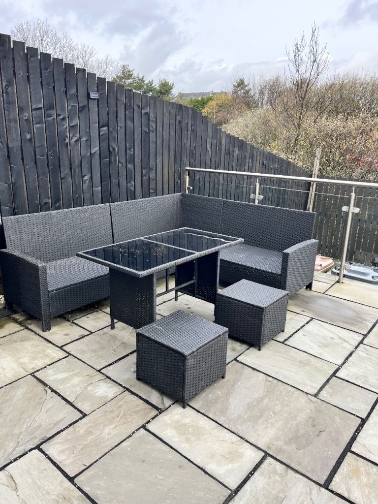 6 piece Rattan Garden furniture set