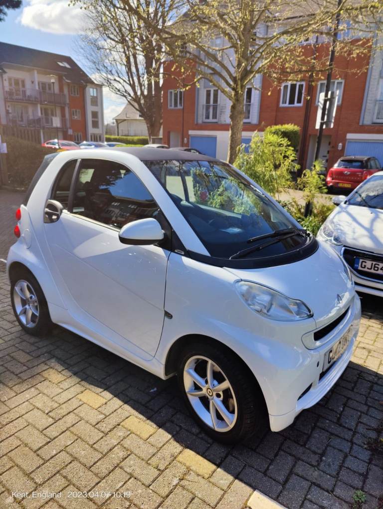 2012 Smart Fortwo 451 999cc 71hp White Auto Long MOT April 2027