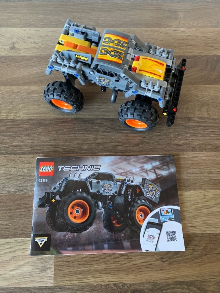 Lego technic 42119 pull back monster jam D-max with instructions 