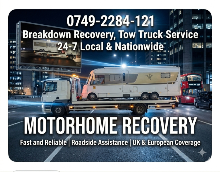 24-7 CHEAP CAR RECOVERY VAN 7.5T BREAKDOWN SERVICE VEHICLE TOW TRUCK TRANSPORT 📍 Orpington, LONDON