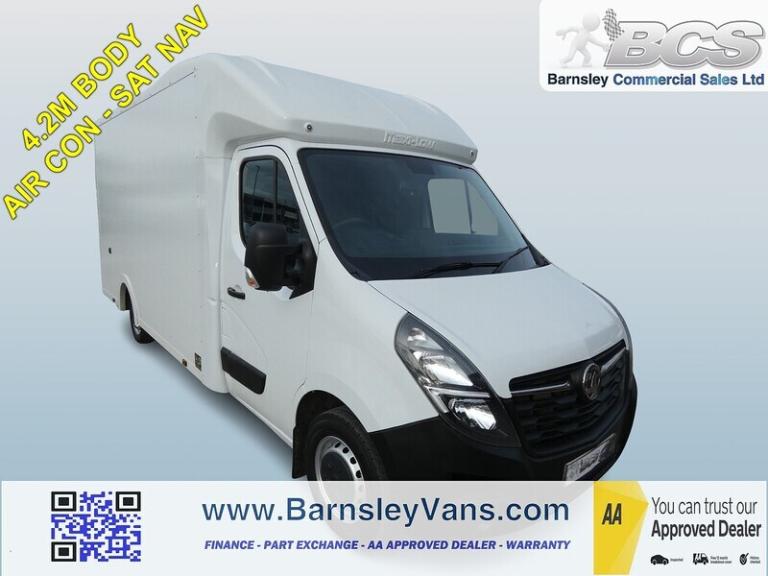 2022 Vauxhall Movano CDTi 3500 BiTurbo Luton Box Vans Diesel Manual