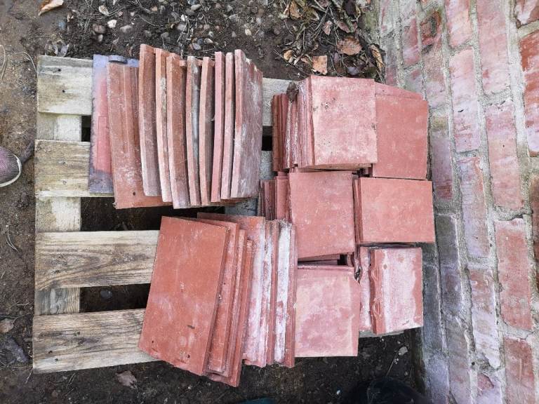 Rosemary tiles and halves