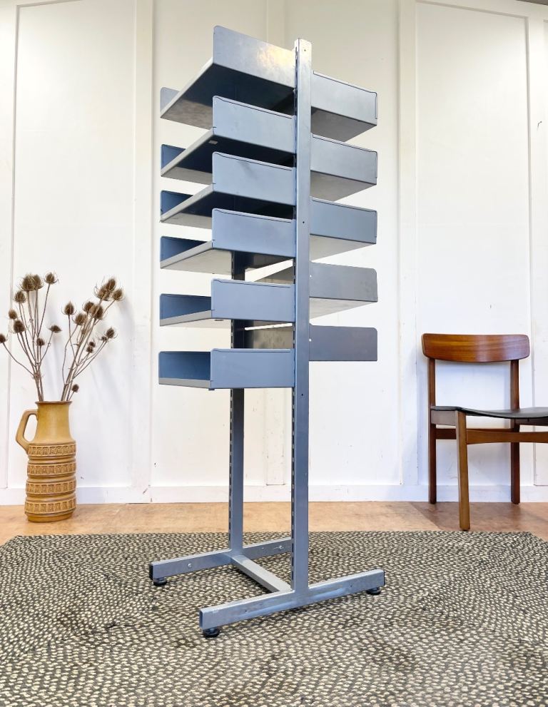 Industrial sorting tray pigeon hole A4 paper tray office / crafters vintage retro style 