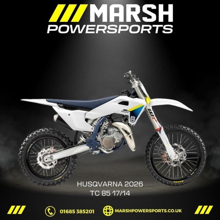 Husqvarna TC 85 Small Wheel - Husqvarna Main Dealer - Reserve Now!