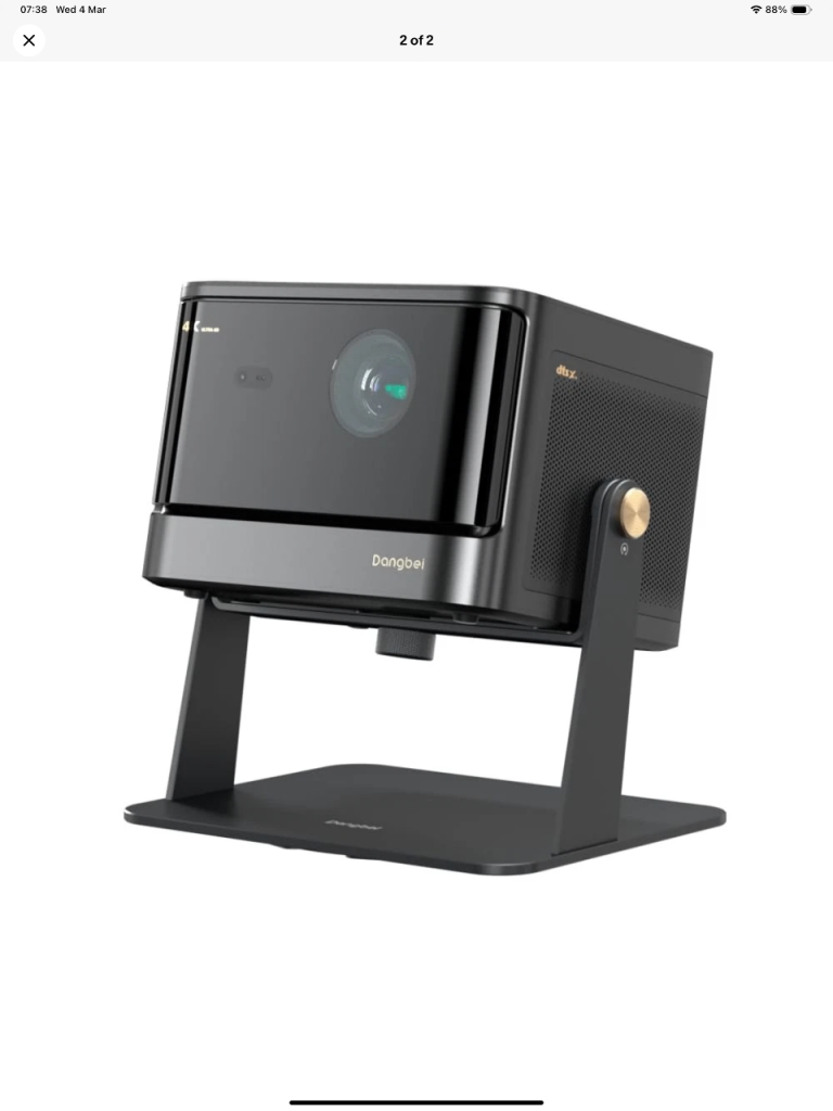 DANGBEI DBOX02 4K LASER PROJECTOR Stopped working 2 weeks ago for no reason WITH official gimbal 