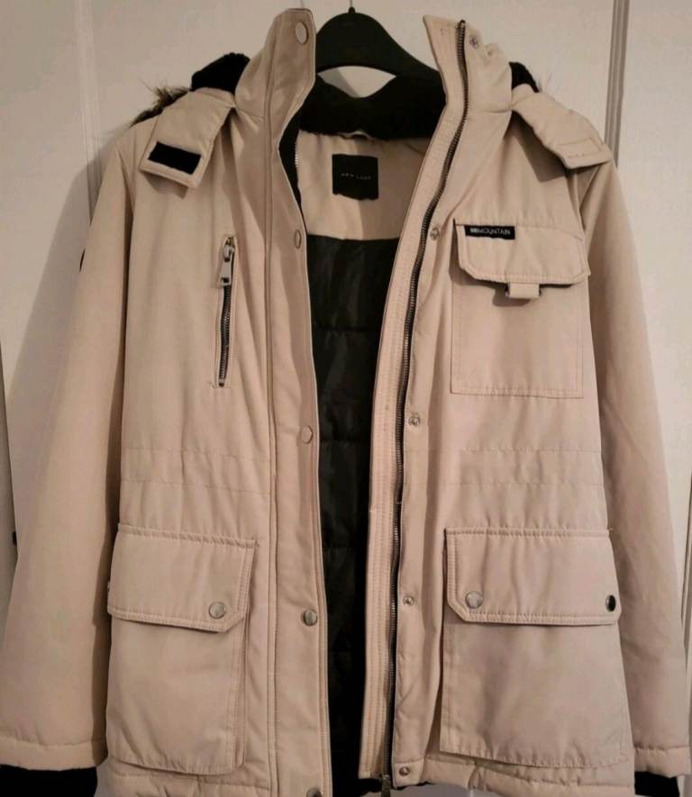 New Look Beige Winter Jacket, size 12