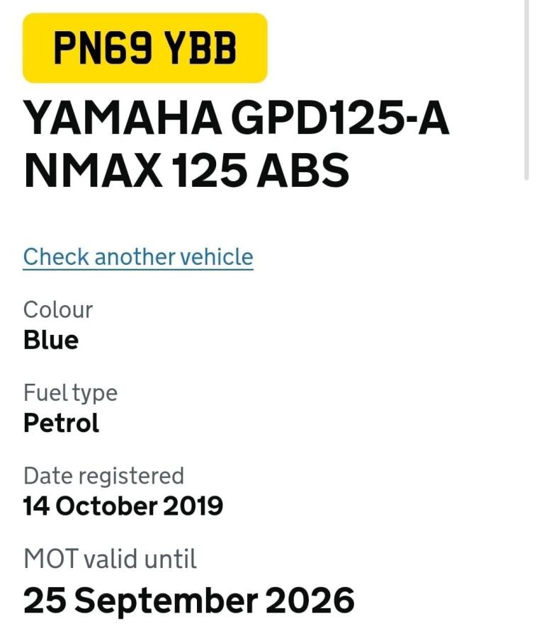 Yamaha Nmax 125 2019 ABS 