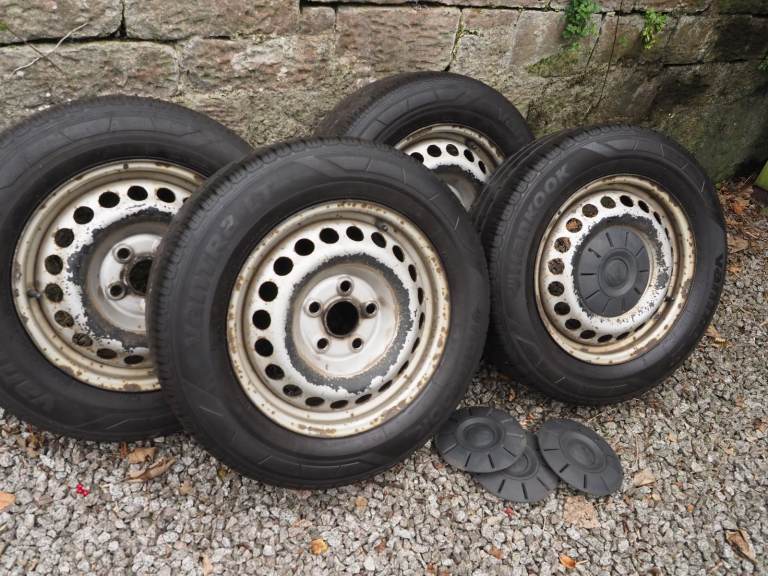 VW 16" Transporter wheels and tyres.