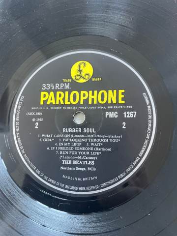 The Beatles Rubber Soul 1965 UK Original Mono PMC 1267 | in