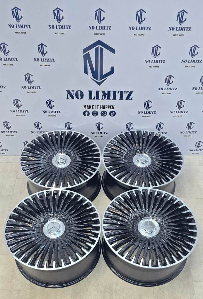 BRAND NEW MERCEDES 21" AMG MAYBACH EQE 43 53 EQS S CLASS GLE 5x112 DIAMOND CUT