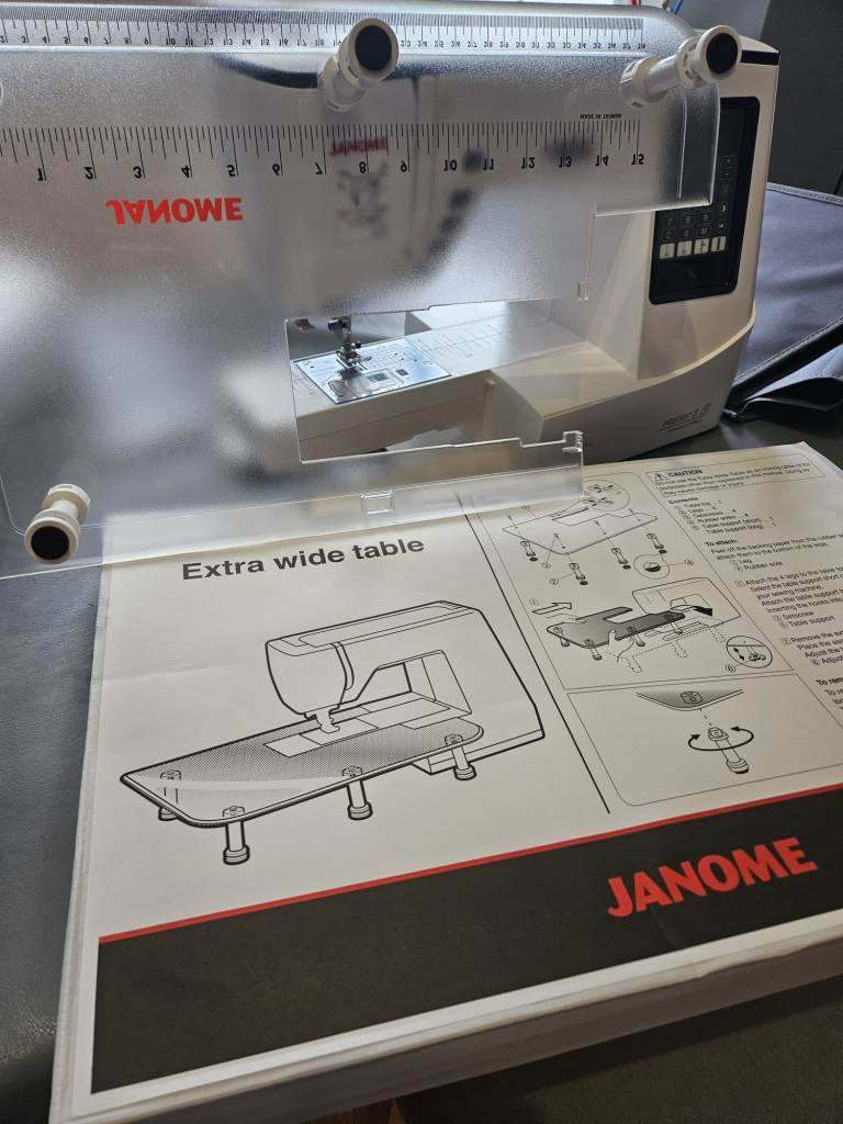 SEWING MACHINE EXTENSION TABLE EXTRA WIDE FOR JANOME MACHINE NEW