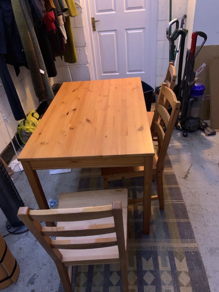 Ikea table and 3 x chairs great condition