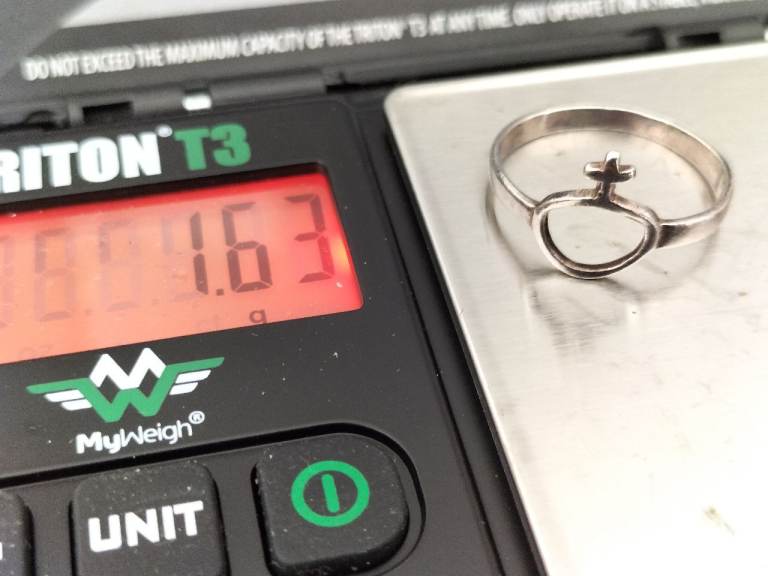 925 silver ring size R