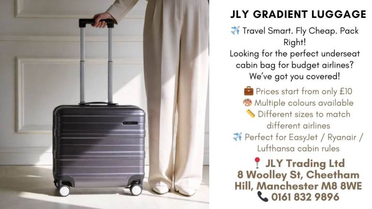 Suitcases Manchester / Preston – Cabin from £10 | 2pc Sets from £35 | Delivery Available