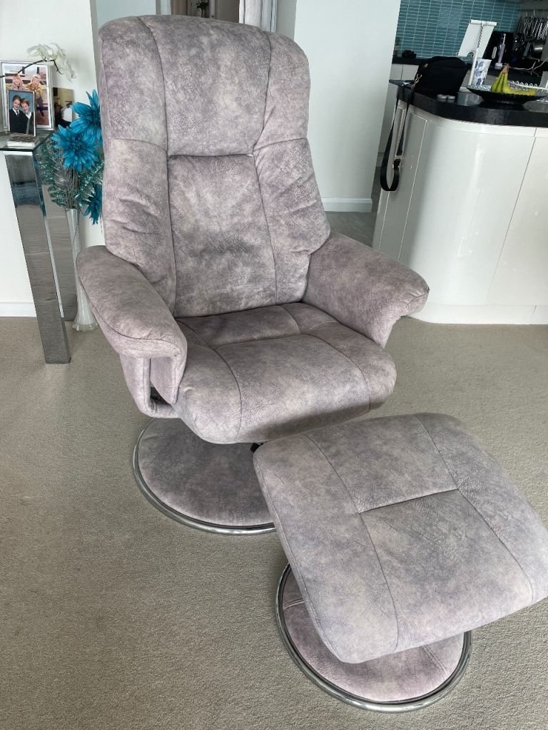 Reclining chair and foot stall 