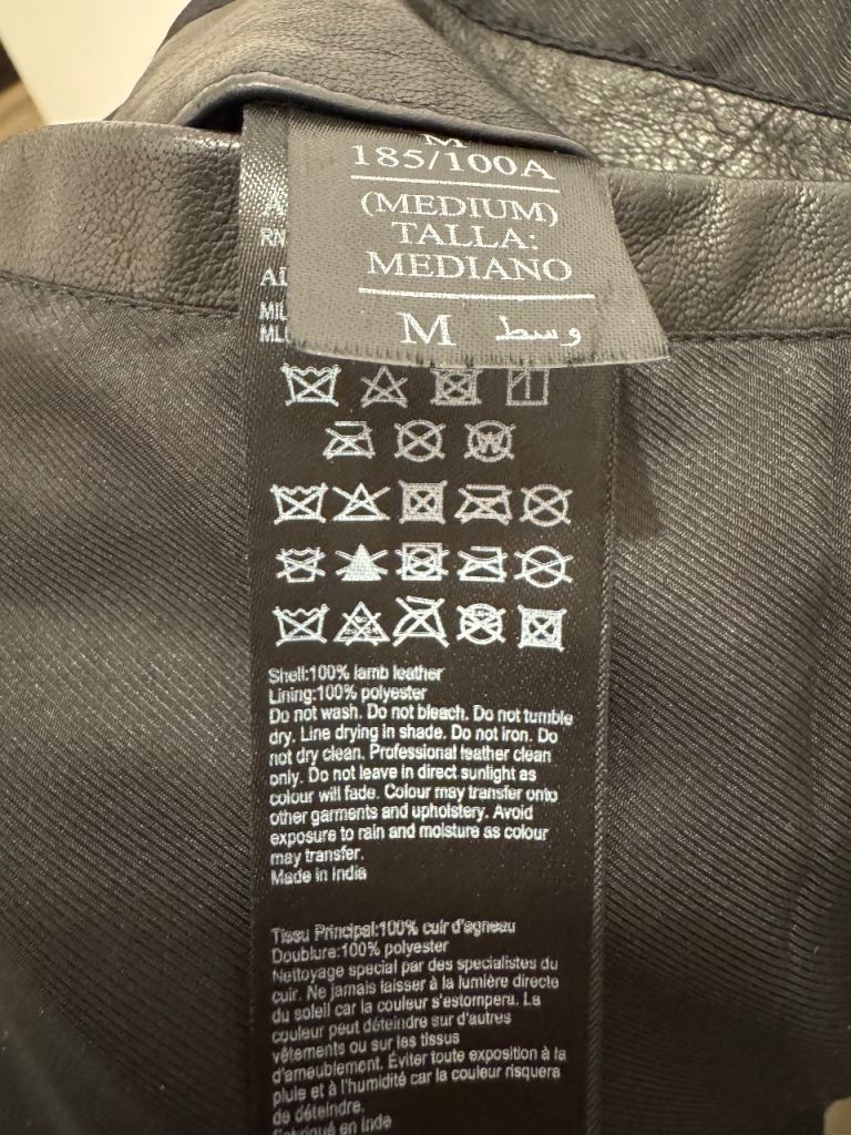 All Saints Milo Biker leather jacket