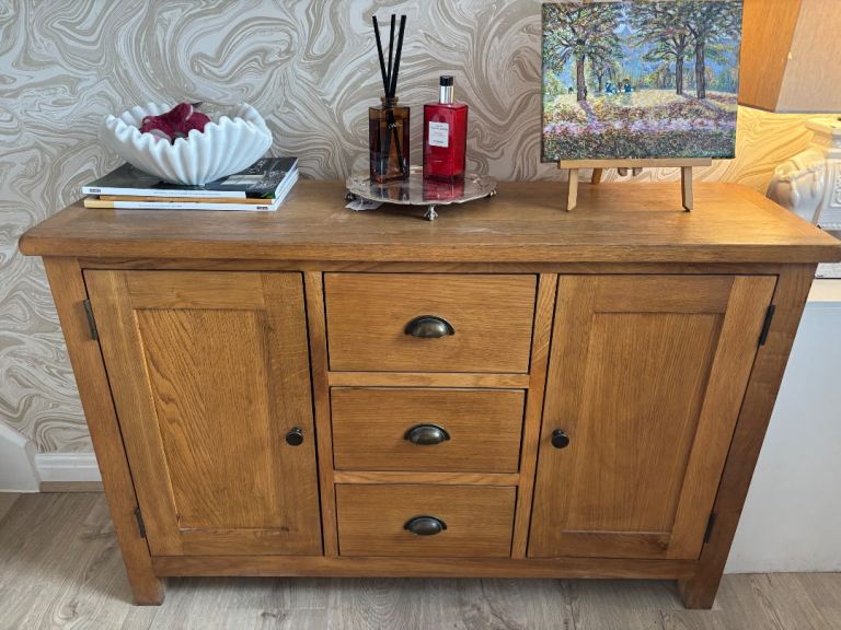 NEXT Solid Oak Sideboard / Storage Cabinet – Excellent Condition
