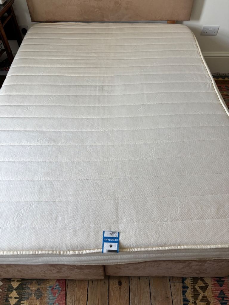 Organic natural latex double mattress