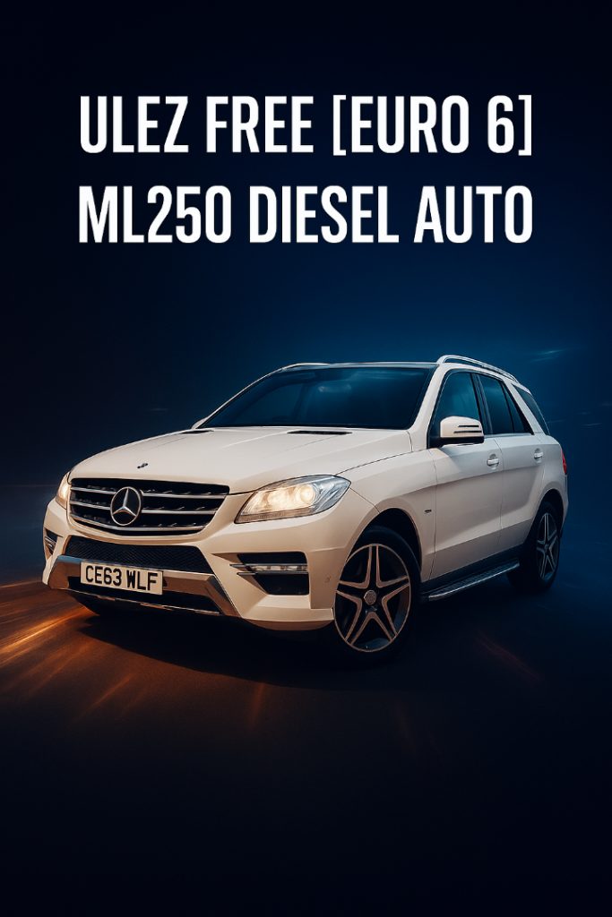 ✅ ULEZ FREE ✅ 2013 (63) Mercedes-Benz ML250 CDi BlueTEC AMG Sport – Auto – Full Mercedes History