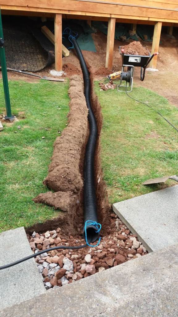 Wanted perforated drainage pipe 100mm. And alkathene  water pipe