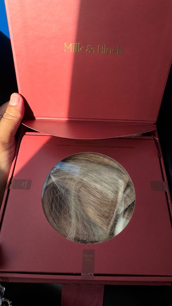 Milk & Blush Human Hair Extensions 24” – Sandy Blonde Highlighted (#H18) – 180g