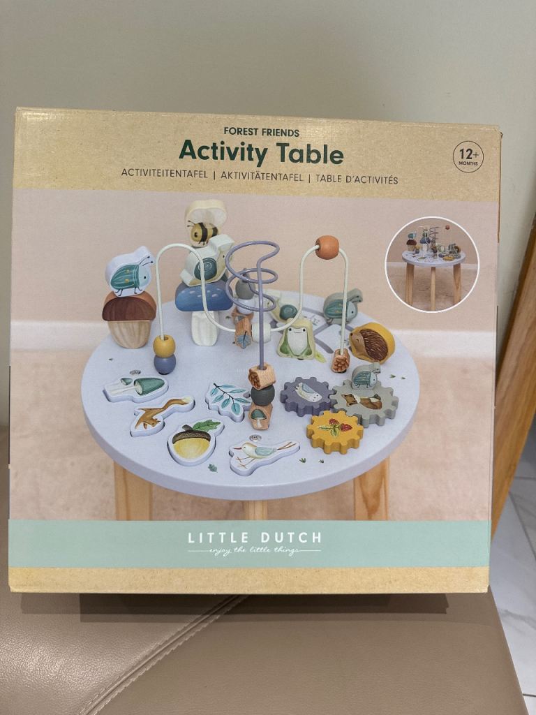 Brand new boxed little Dutch wooden activity table 
