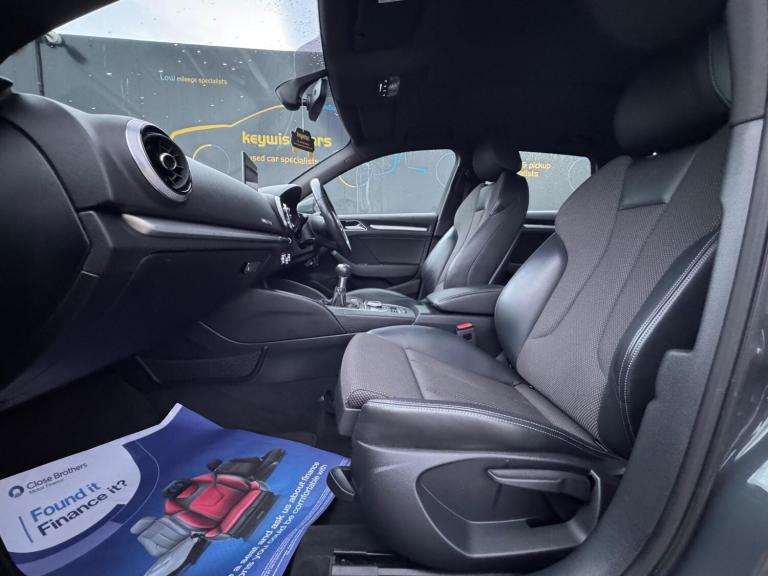2018 Audi A3 1.5 TFSI S Line 5dr HATCHBACK PETROL Manual