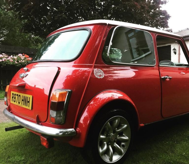 Classic Rover mg Mini Cooper Sport Pack 1997 Red 50,000 Miles needs works project 