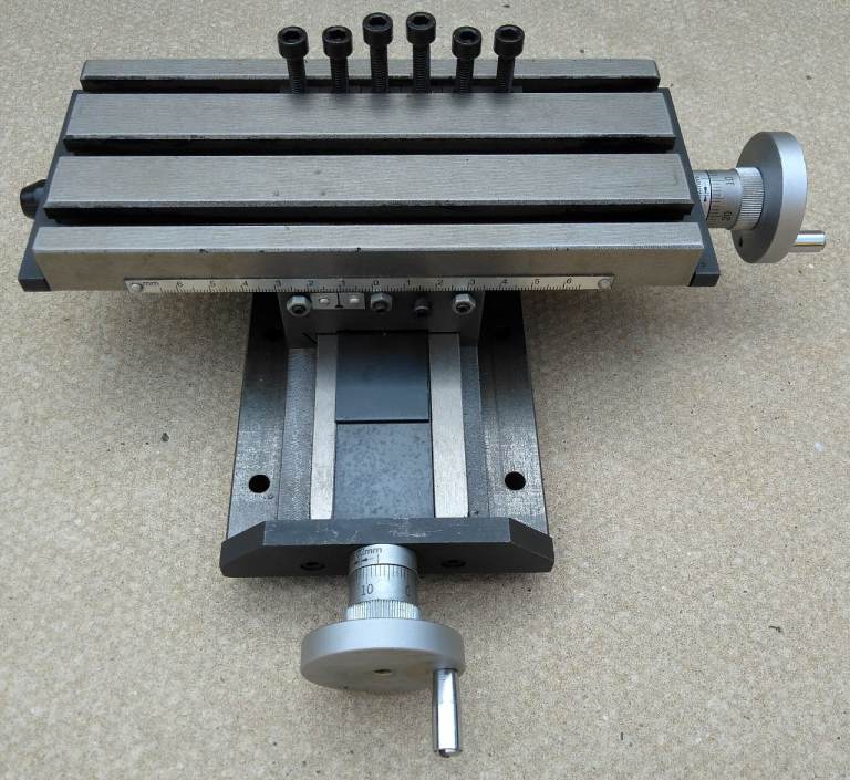 small Cross Slide Table for Drill Press or Milling Machine – Good Condition