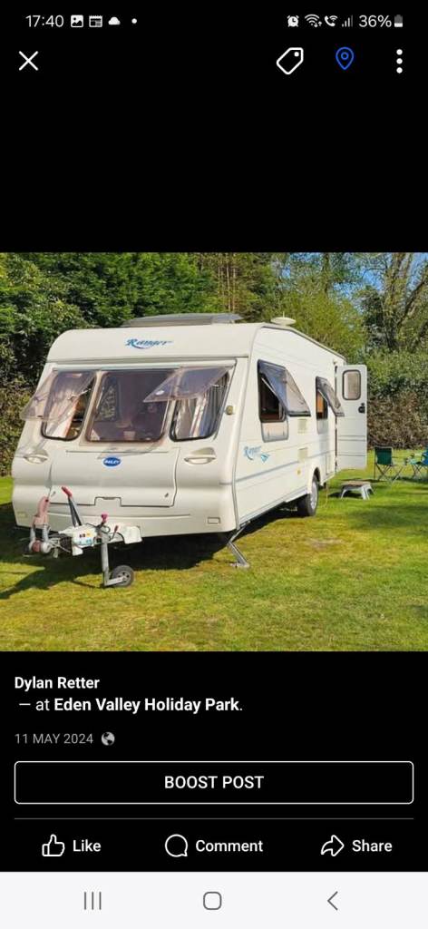 Bailey  ranger  6berth  caravan